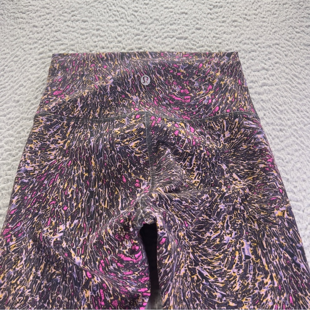 Lululemon Align High Rise Crop Leggings Womens 4 Multicolor Athletic Yoga Gym - Picture 7 of 7